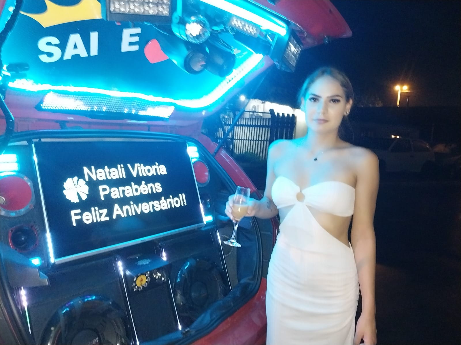 Homenagem noturna da Saile Mensagens ao Vivo